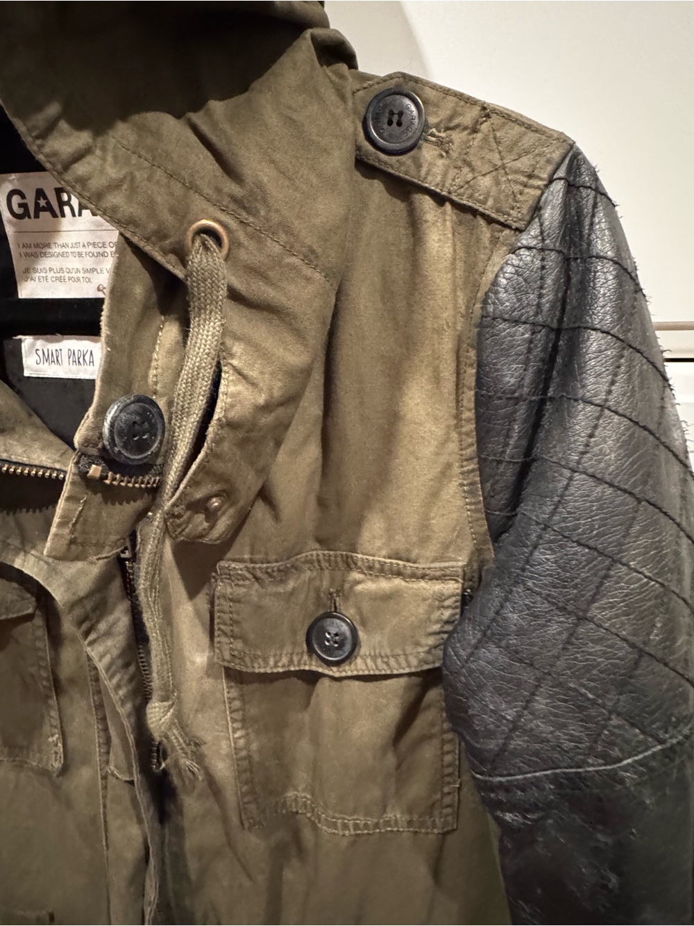 Garage Smart Parka Olive Hooded Utility Jacket/ TV PROP Screen Used The Strain - Picture 5 of 8